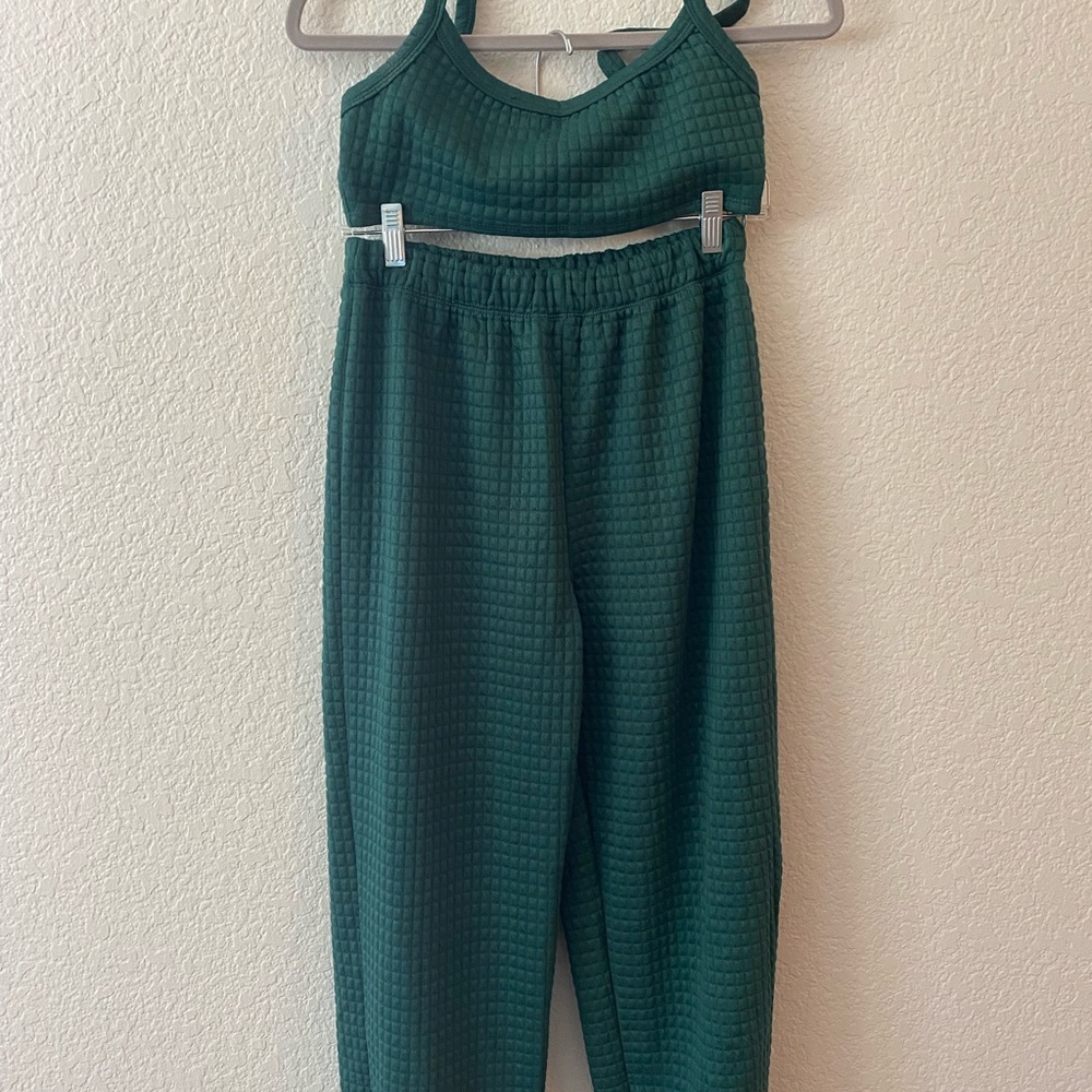 Princess Polly Quilted “Arabella” Set in Forest Green